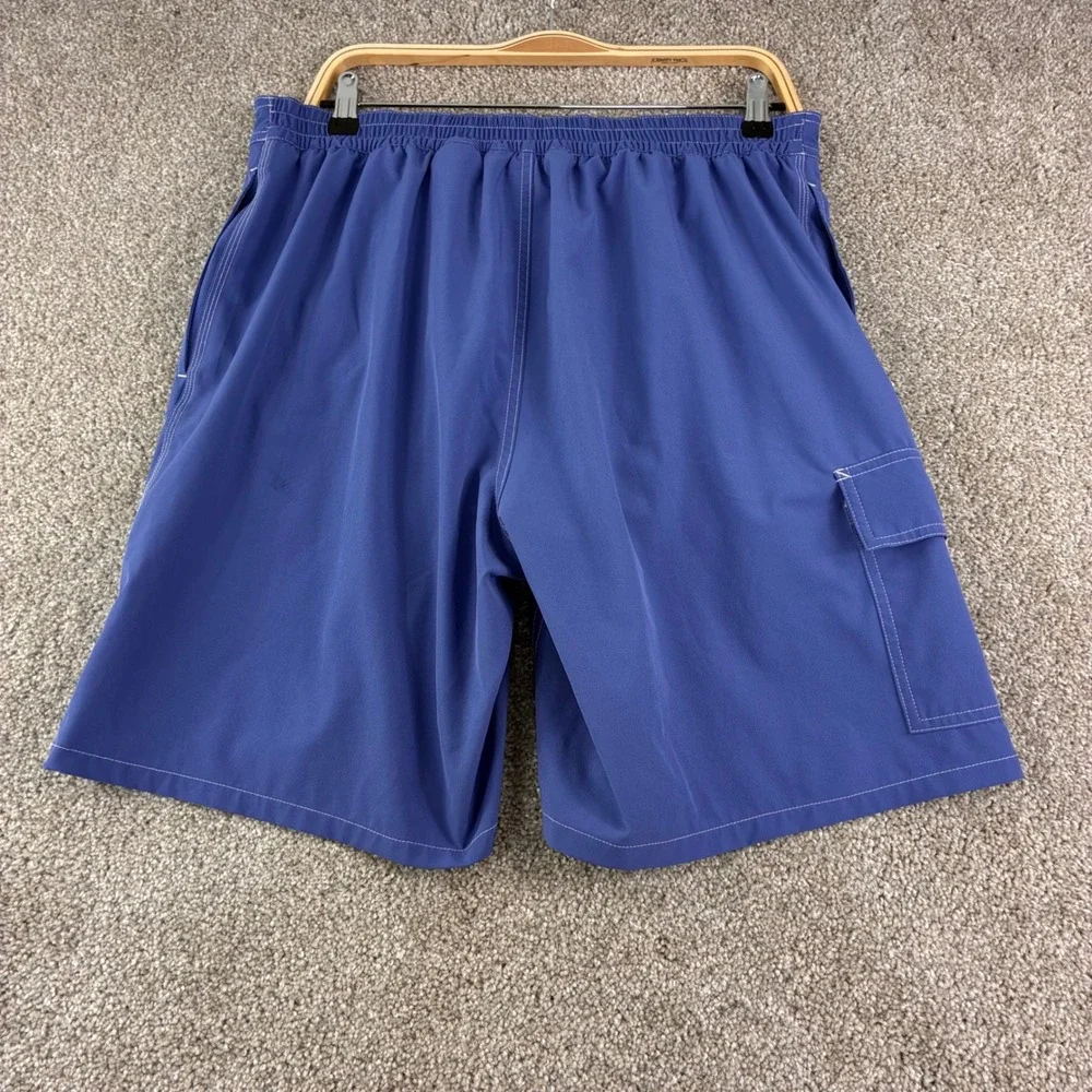 Polo Ralph Lauren Swim Trunks Mens XL Blue Cargo Board Mesh Lined Coastal Resort